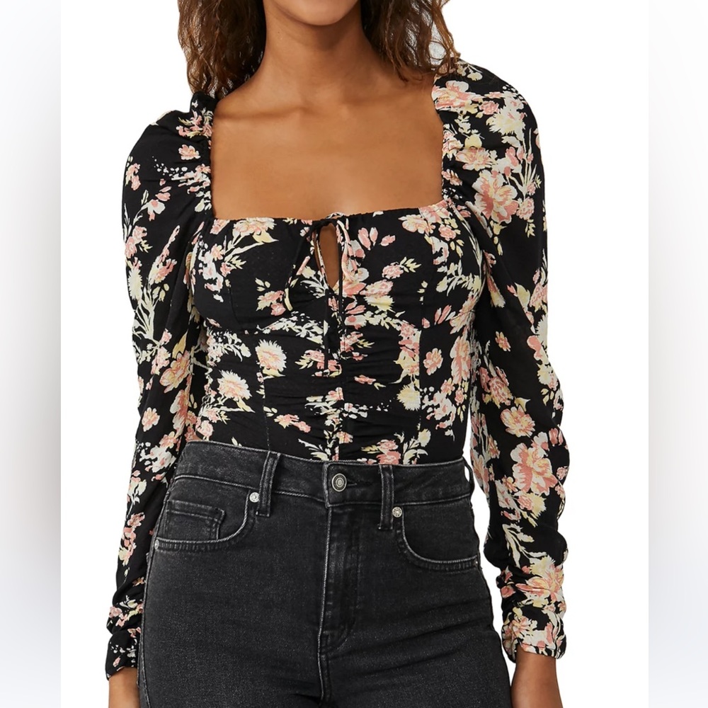Free People Hilary Printed Top